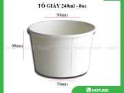 Tô Giấy 240ml - 8oz