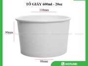 Tô Giấy 600ml - 20oz