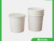 Ly Giấy Trắng Trơn