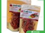 Túi Zip Giấy Đựng Khô Bò