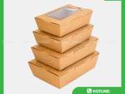 Hộp Giấy Kraft Nắp Cửa Sổ