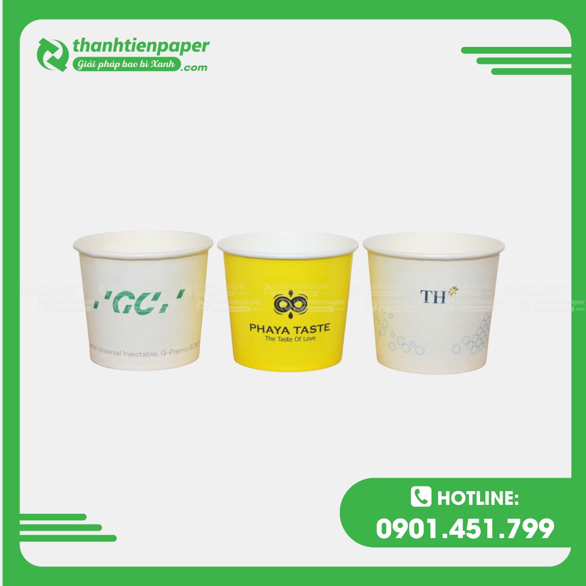 Ly Giấy Đựng Kem