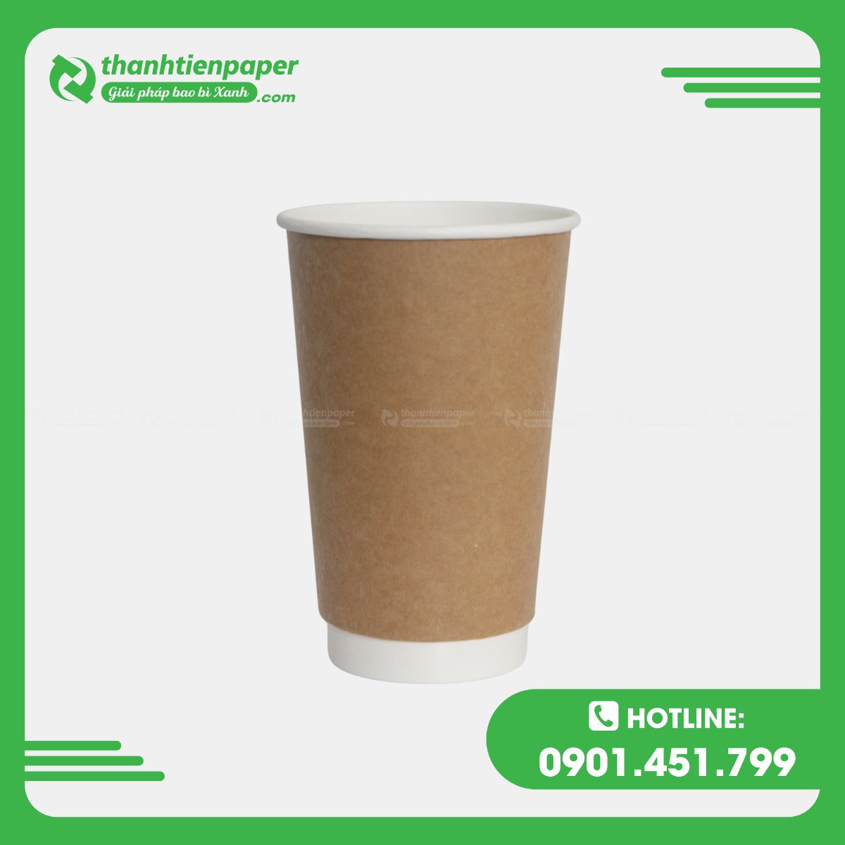 Ly Giấy Kraft 2 Lớp