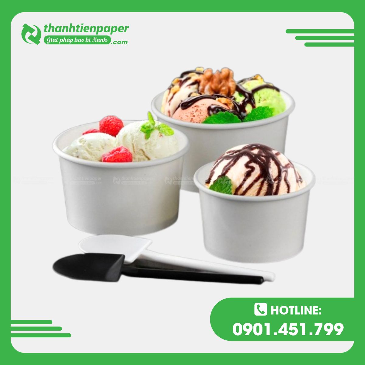 Tô Giấy Đựng Kem