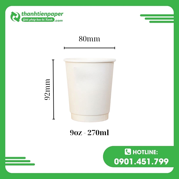 Ly Giấy 9oz - 270ml