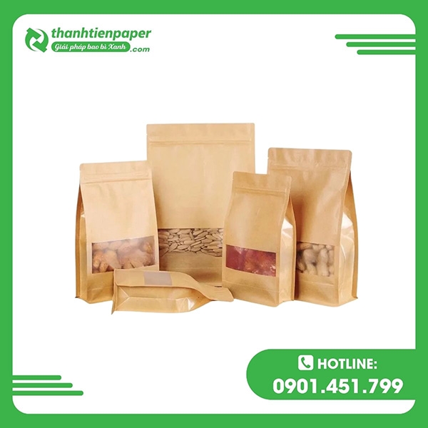 Túi Zip Giấy Kraft